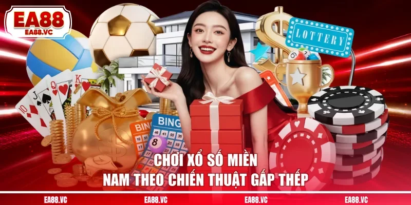 Chơi xổ số miền Nam theo chiến thuật gấp thếp